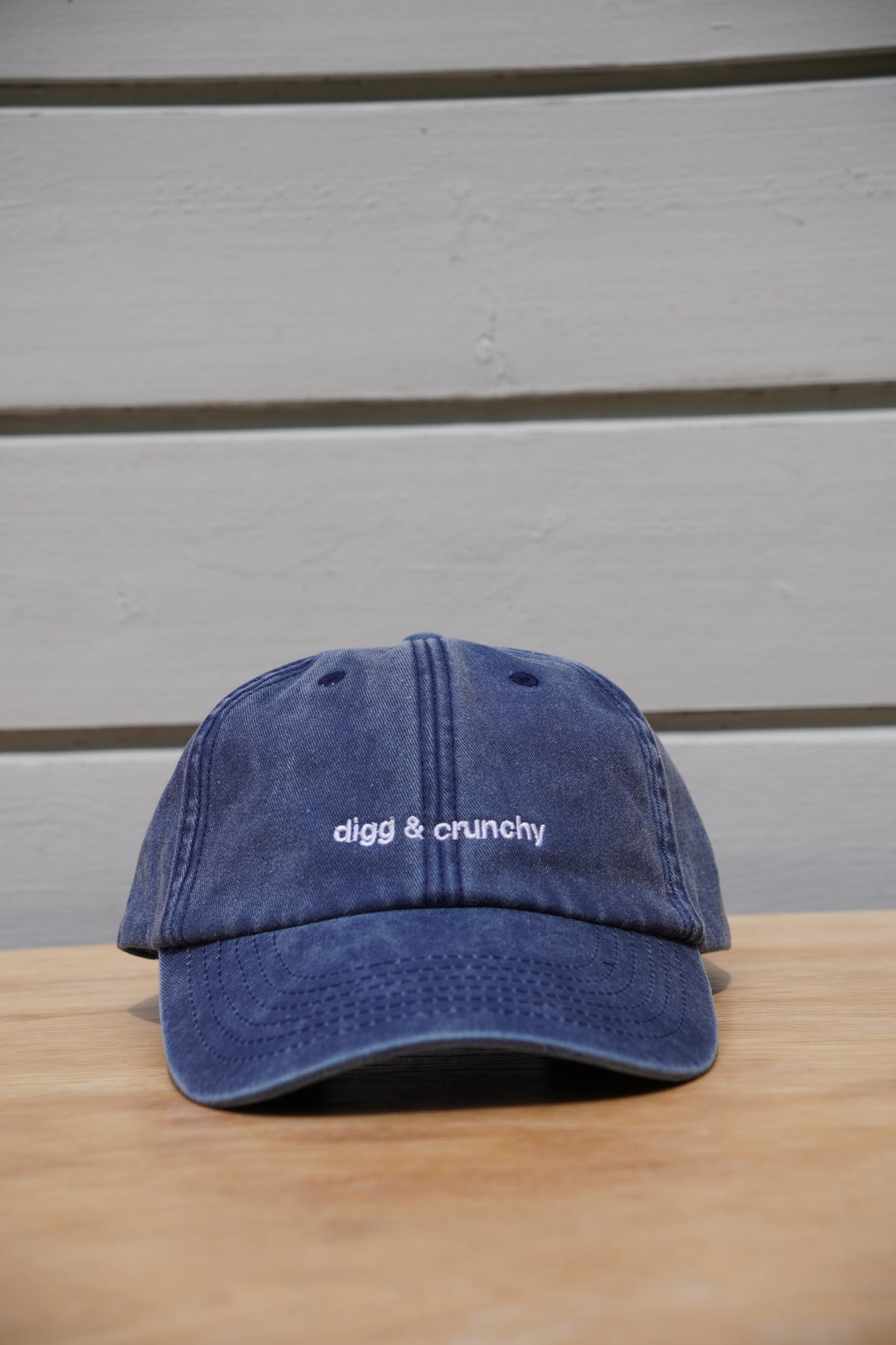 DÆSJ Caps – Digg & Crunchy Vintage Blå