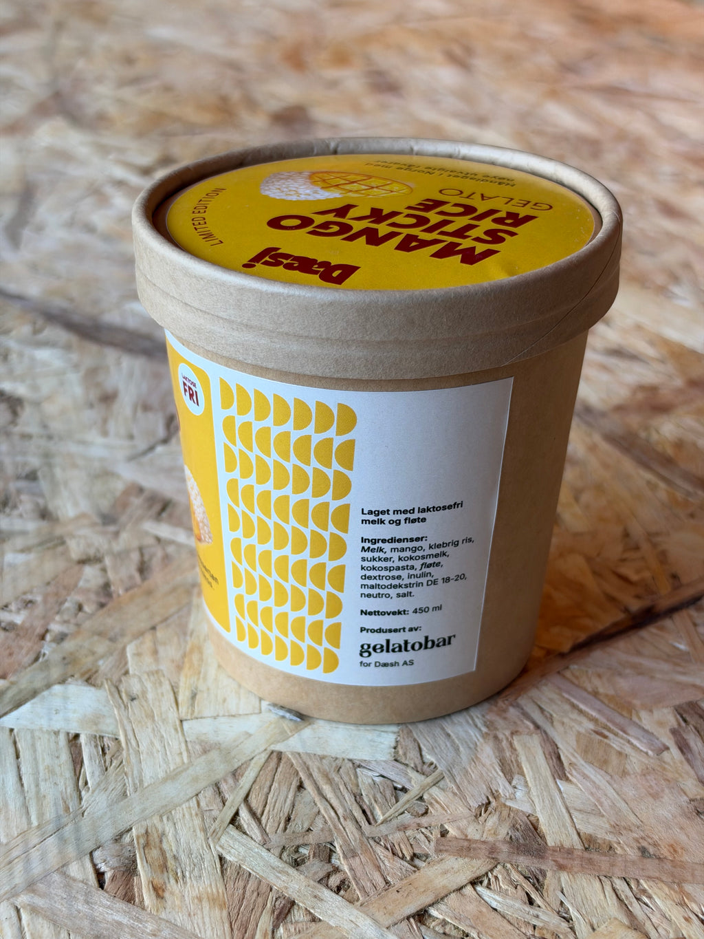 Mango Sticky Rice Gelato - LIMITED EDITION (kun henting)