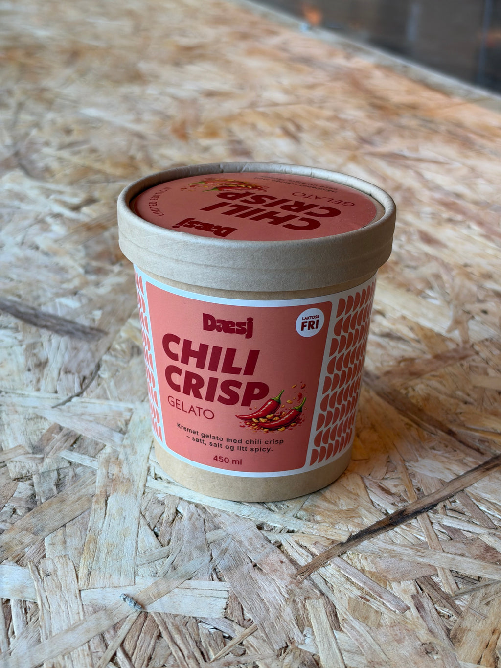 Chili Crisp Gelato – LIMITED EDITION (kun henting)