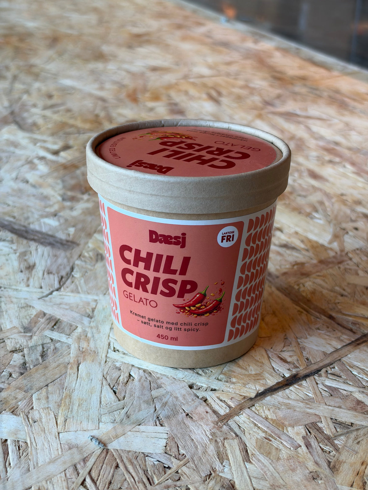 Chili Crisp Gelato – LIMITED EDITION (kun henting)