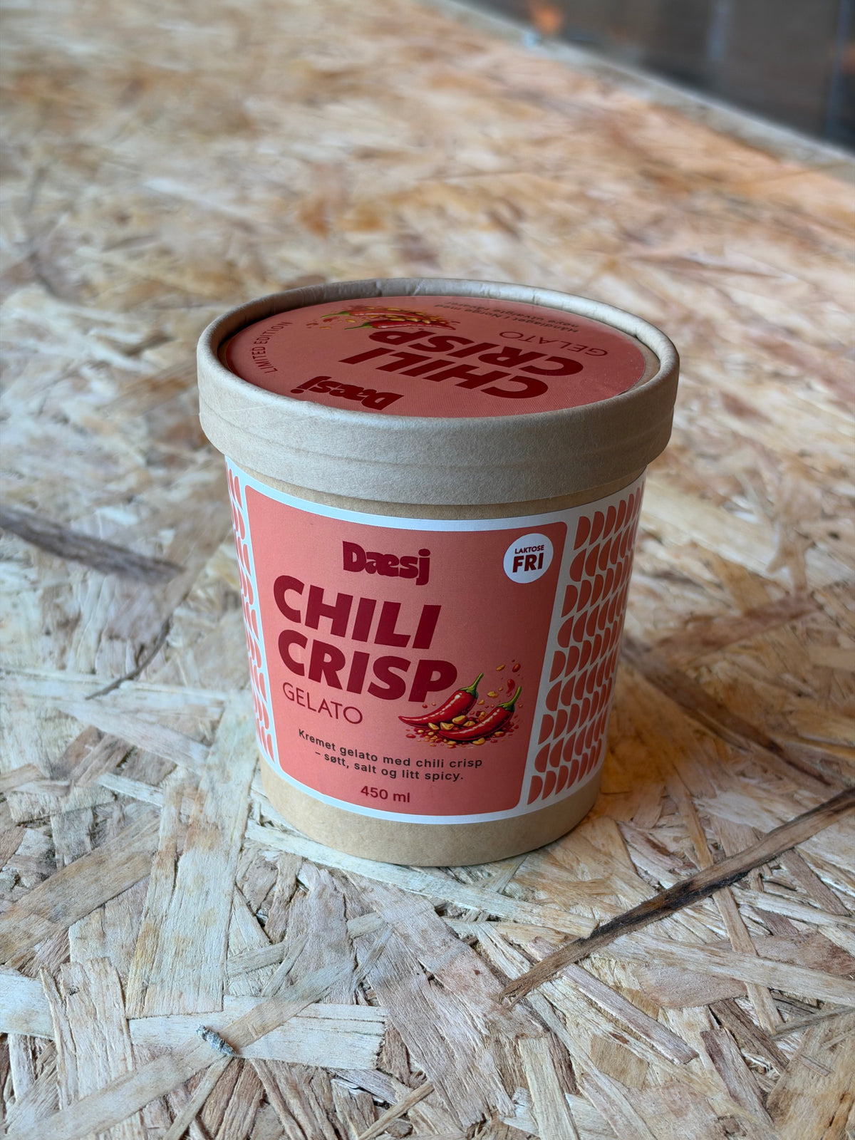 Chili Crisp Gelato – LIMITED EDITION (kun henting)