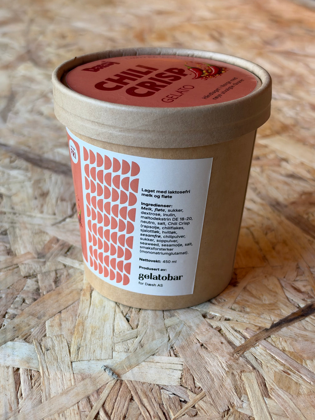 Chili Crisp Gelato – LIMITED EDITION (kun henting)